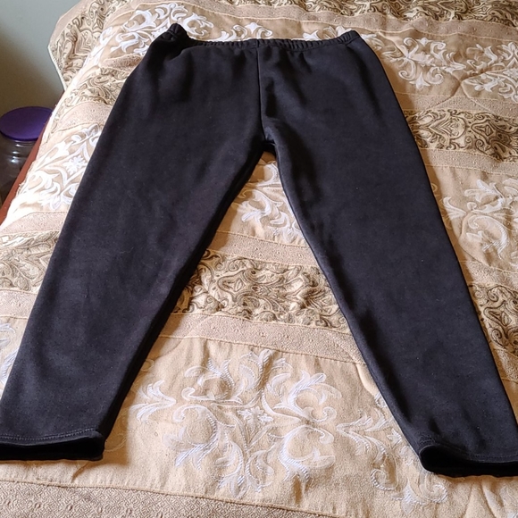 Ladies fur lined stretch pants - Picture 3 of 5